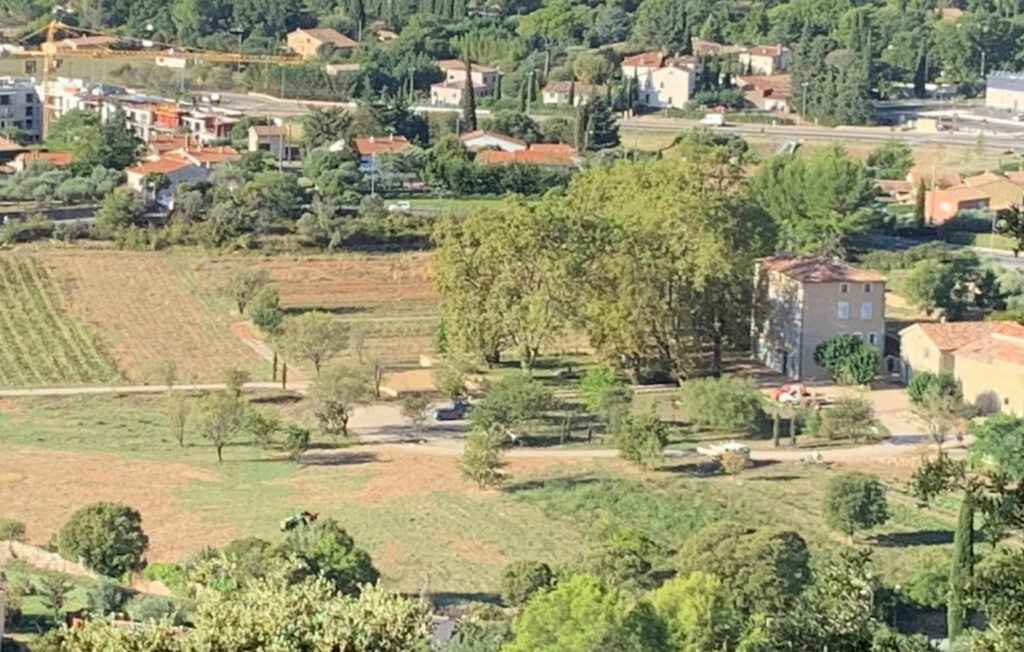 château des salles vu du ciel